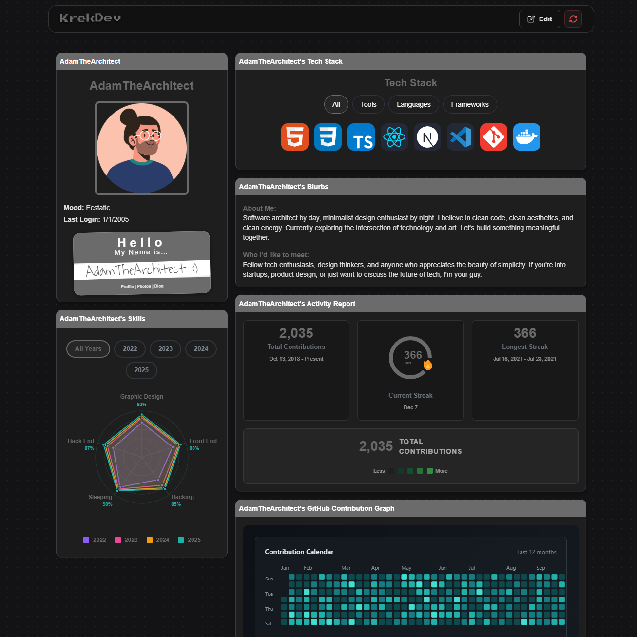 Kracked User Profile Maker - Gallery 2