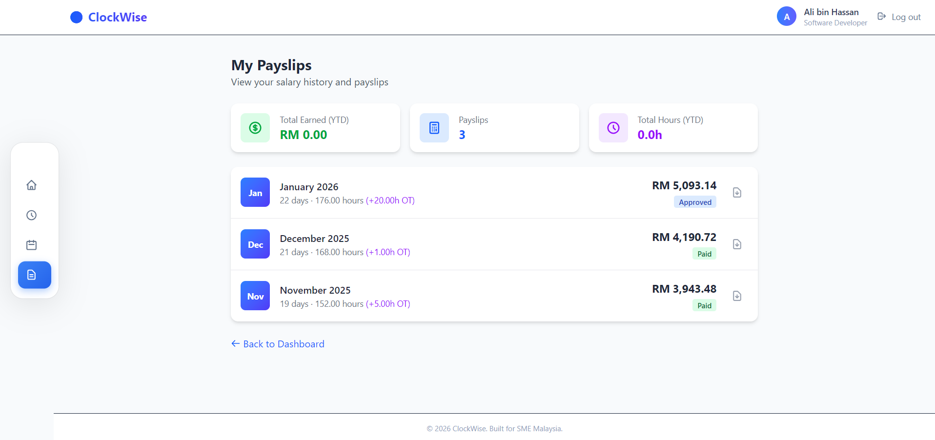 ClockWise - A lite HRMS system - Gallery 5