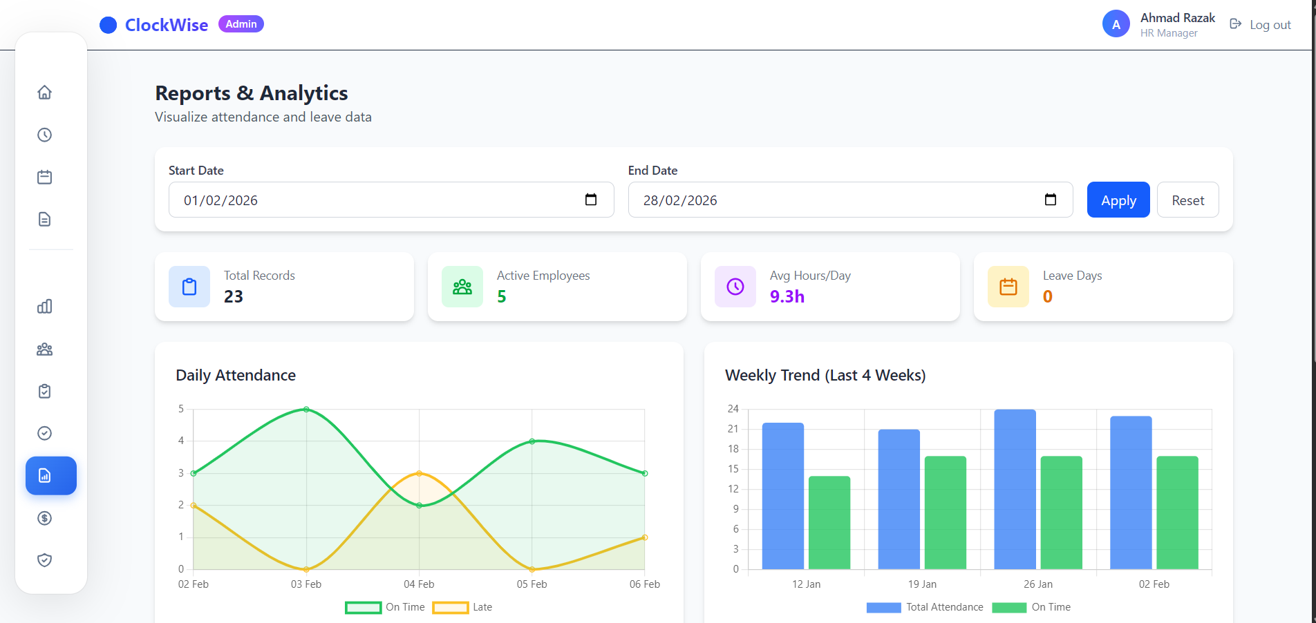 ClockWise - A lite HRMS system - Gallery 1