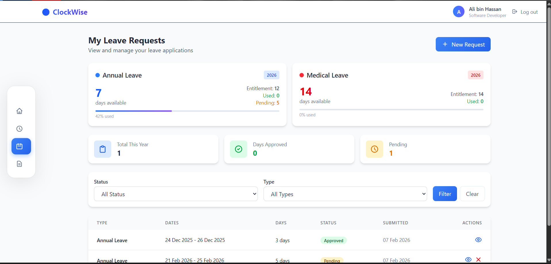 ClockWise - A lite HRMS system - Gallery 4