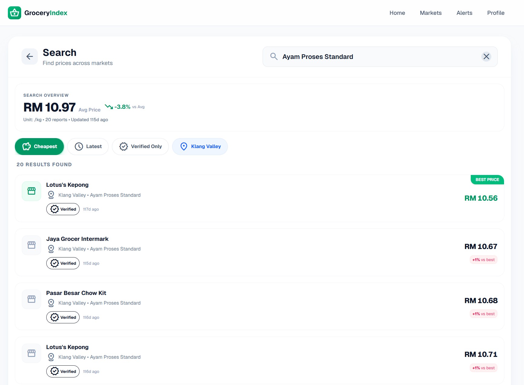 GroceryIndex - Gallery 6