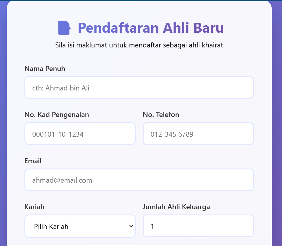 Khairat Kematian Kariah Online - Gallery 1
