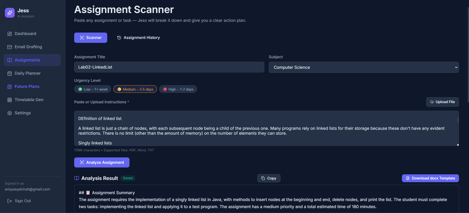  Jess – A Web-Based AI Productivity Assistant - Gallery 2
