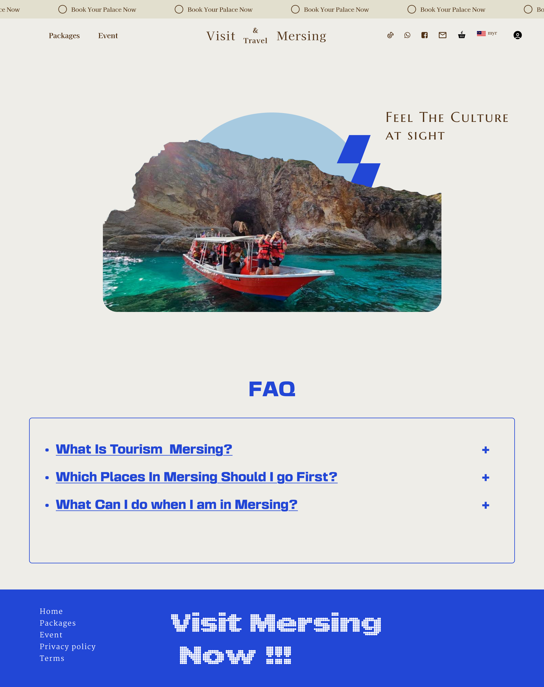 Booking Tourism Mersing System