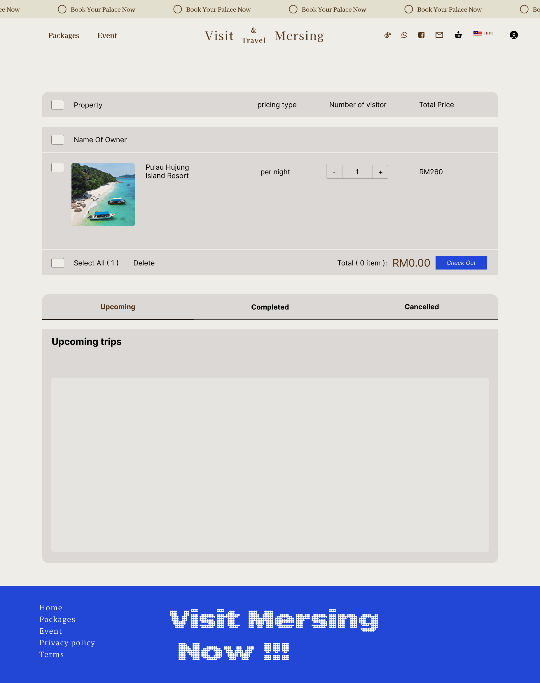 Booking Tourism Mersing System - Gallery 3